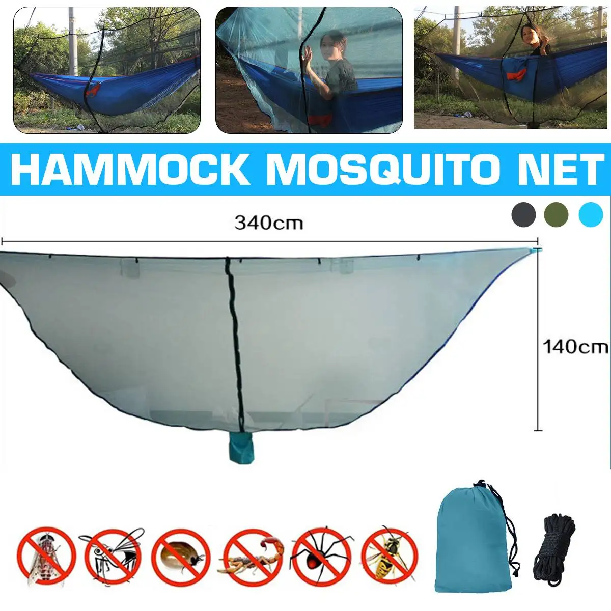 Portable Hanging Bed With Mosquito Net Camping Hammock Outdoor Furniture Strength Parachute Fabric Garden Sleep Swing 
Portable Hanging Bed With Mosquito Net Camping Hammock Outdoor Furniture Strength Parachute Fabric Garden Sleep Swing