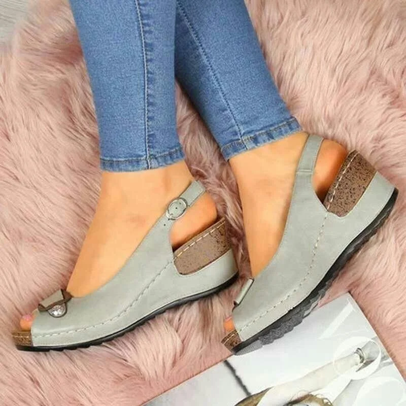 Women's Sandals Thick-soled Buckle Open-toe Sandals Fish Mouth Sandals Wedges Sandals Summer Casual Comfortable Women's Shoes
Women's Sandals Thick-soled Buckle Open-toe Sandals Fish Mouth Sandals Wedges Sandals Summer Casual Comfortable Women's Shoes