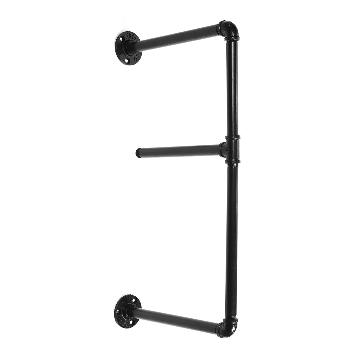 2PCS Black DIY Pipe Shelf Vintage Metal Wall Shelf Bracket Load-bearing Hanging Storage Shelves Support Iron Pipe 2 Tiers
2PCS Black DIY Pipe Shelf Vintage Metal Wall Shelf Bracket Load-bearing Hanging Storage Shelves Support Iron Pipe 2 Tiers