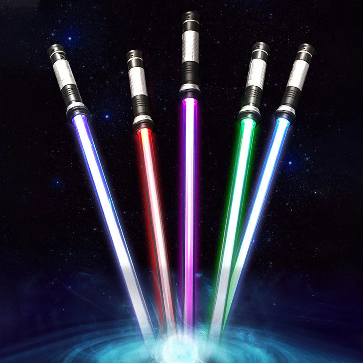 

Star Wars 2PCS Lightsaber Jedi Knight Led Flashing Light Saber Darth Vader Laser Sword Heavy Dueling Cosplay Toys for Kids Gift