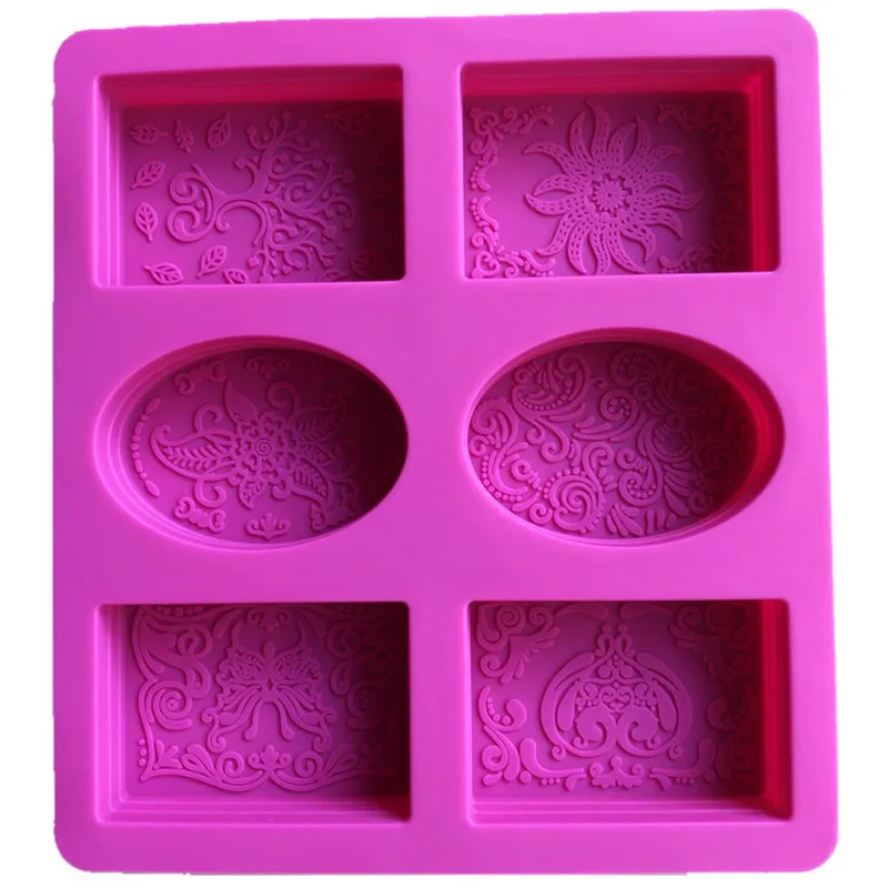 Hot Silicone Soap Mold for Soap Making 3D 6 Forms Oval Rectangle Soap Mould Handmade Craft Flowers Bathroom Kitchen Soap Mold
Hot Silicone Soap Mold for Soap Making 3D 6 Forms Oval Rectangle Soap Mould Handmade Craft Flowers Bathroom Kitchen Soap Mold