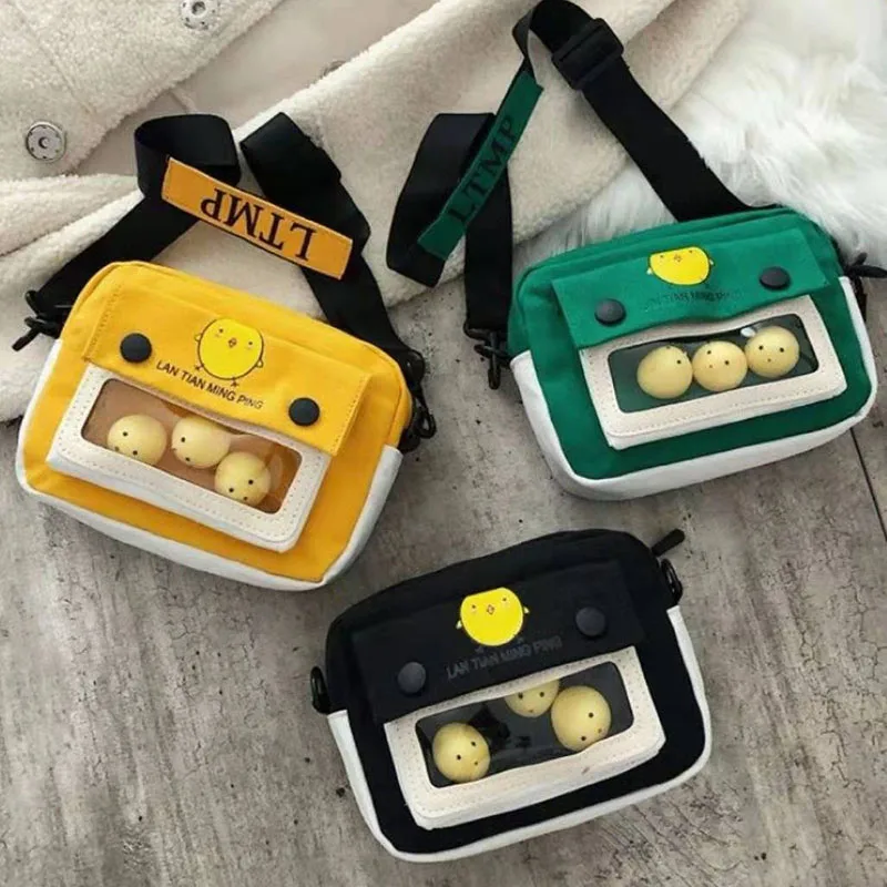 Cute Cartoon Bags for Women Canvas Small Square Bag Clutches Casual Japanese Shoulder Messenger Bag Small Handbags Crossbody Bag
Cute Cartoon Bags for Women Canvas Small Square Bag Clutches Casual Japanese Shoulder Messenger Bag Small Handbags Crossbody Bag