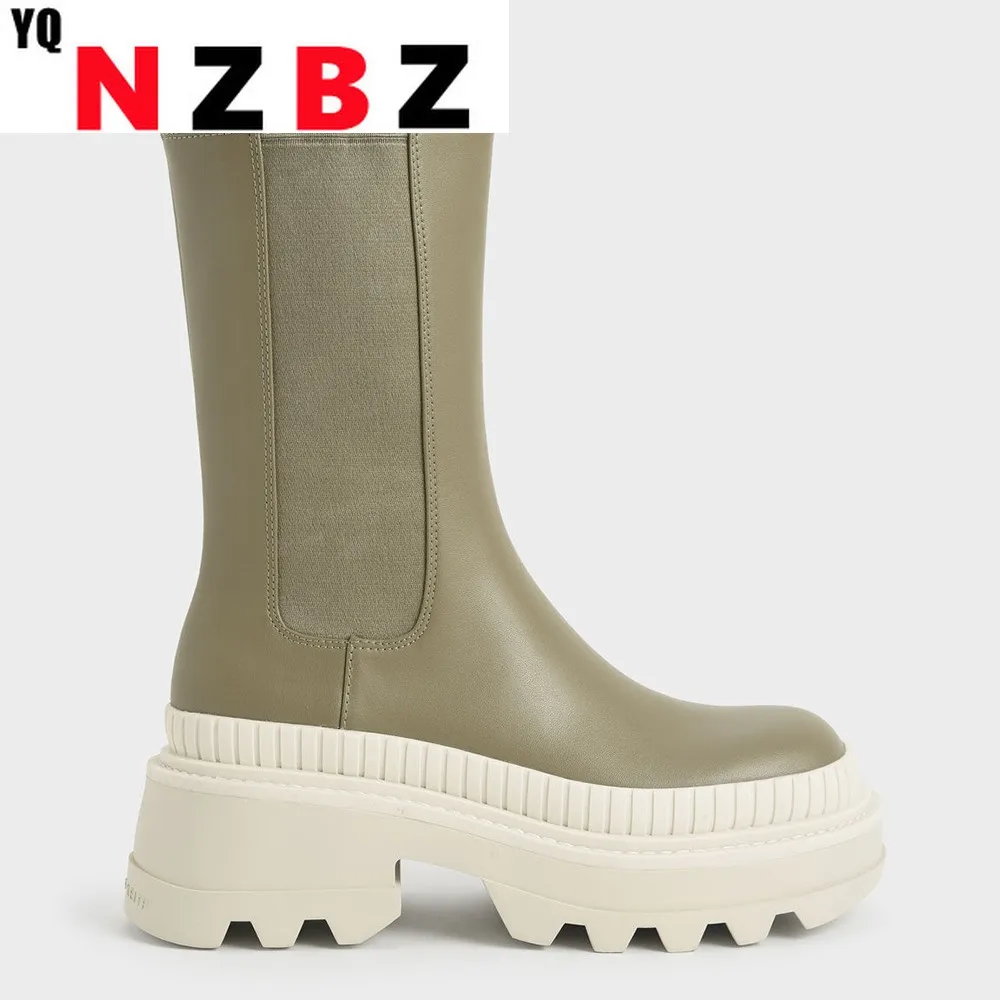 New Autumn and Winter Red Chunky Sole Platform Sock Boots Stretch Fabric Shoes Women Mid-Calf Thick Heel Chelsea Biker Booties
New Autumn and Winter Red Chunky Sole Platform Sock Boots Stretch Fabric Shoes Women Mid-Calf Thick Heel Chelsea Biker Booties