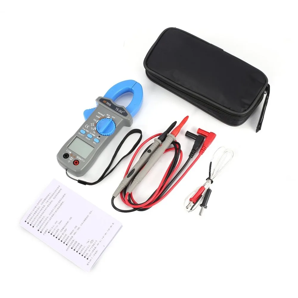 HYTAIS TS202 Digital Clamp Meter True RMS Multimeter AC DC Frequency NCV Resistor Capacitor Diode temperature Tester Clamp Meter
HYTAIS TS202 Digital Clamp Meter True RMS Multimeter AC DC Frequency NCV Resistor Capacitor Diode temperature Tester Clamp Meter