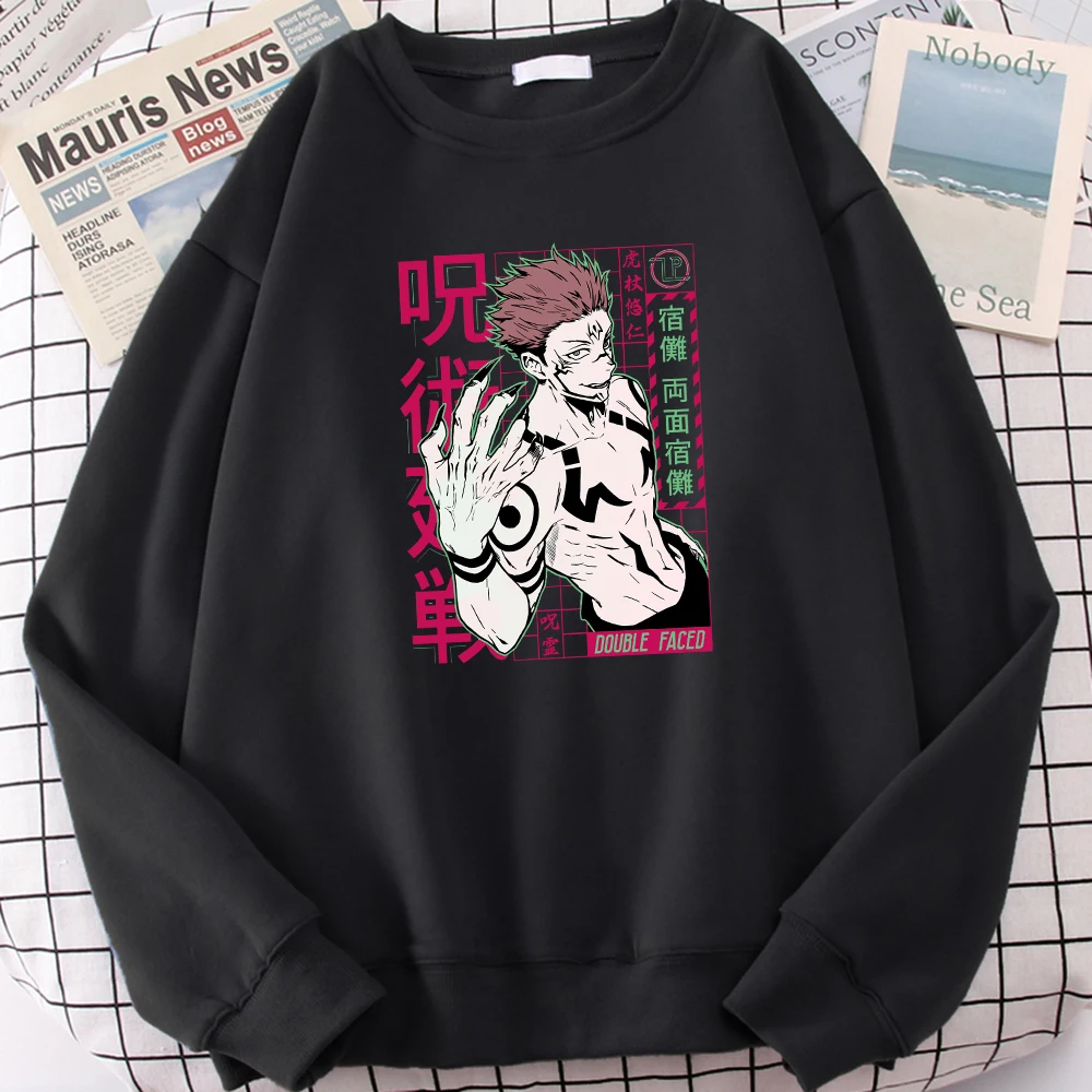 Jujutsu Kaisen Anime Manga Print Womens Hooded Autumn fur-liner Hoody Simple S-XXL Pullover Fashion Quality Sweatshirts Unisex
Jujutsu Kaisen Anime Manga Print Womens Hooded Autumn fur-liner Hoody Simple S-XXL Pullover Fashion Quality Sweatshirts Unisex