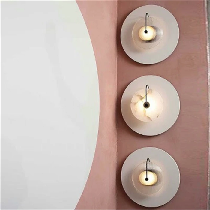 Postmodern Creative Disc Glass Bedside Wall Light Art Loft Bedroom Sofa Background Led Sconce Lighting Wall Mounted LED Bulbs AC
Postmodern Creative Disc Glass Bedside Wall Light Art Loft Bedroom Sofa Background Led Sconce Lighting Wall Mounted LED Bulbs AC