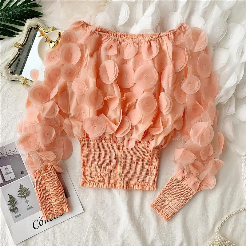 Elegant casual solid ruffled lace women blouse spring Embroidery button band collar shirt female fashion summer top lady cloths
Elegant casual solid ruffled lace women blouse spring Embroidery button band collar shirt female fashion summer top lady cloths