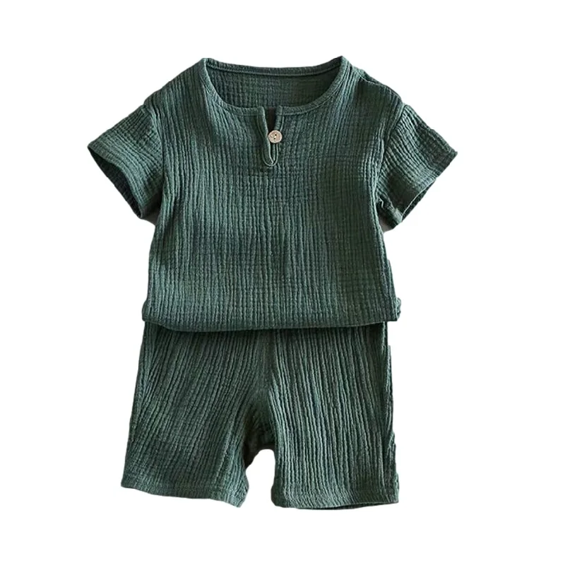 Комплекты одежды для маленьких мальчиков и девочек 2022 летняя одежда хлопковая