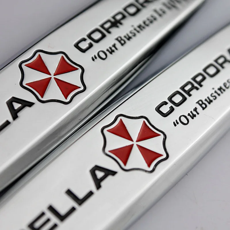Noizzy Car Auto Fender Badge Umbrella Corp. Sticker Emblem Side Door 100% 3D Metal Chrome Decor Automobile Tuning Car-Styling
Noizzy Car Auto Fender Badge Umbrella Corp. Sticker Emblem Side Door 100% 3D Metal Chrome Decor Automobile Tuning Car-Styling