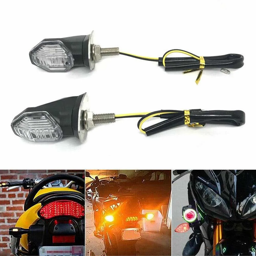 Mini Motorcycle LED Turn Signals Blinker Lights Indicator Universal Flasher Lamps Directional Accessories For Kawasaki Suzuki
Mini Motorcycle LED Turn Signals Blinker Lights Indicator Universal Flasher Lamps Directional Accessories For Kawasaki Suzuki