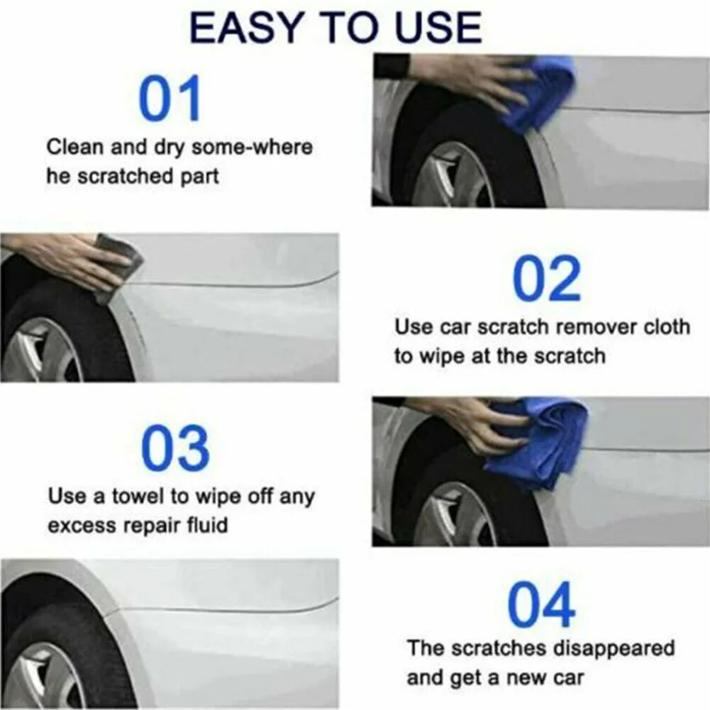Universal Scratch Repair Cloth Car Cleaning Nano Polyester Fiber Strong Decontamination
Universal Scratch Repair Cloth Car Cleaning Nano Polyester Fiber Strong Decontamination