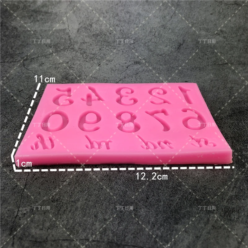 Sugarcraft силиконовая форма с цифрами 1 шт. формы для помадки инструменты украшения