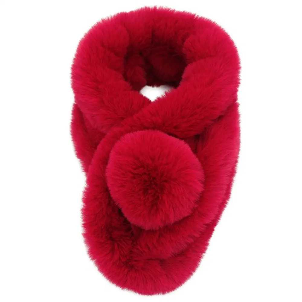 New Autumn And Winter Plush Ball Scarf for Women Girls Imitation Rabbit Fur Collar Warmer Thicken Fashion Accessories
New Autumn And Winter Plush Ball Scarf for Women Girls Imitation Rabbit Fur Collar Warmer Thicken Fashion Accessories