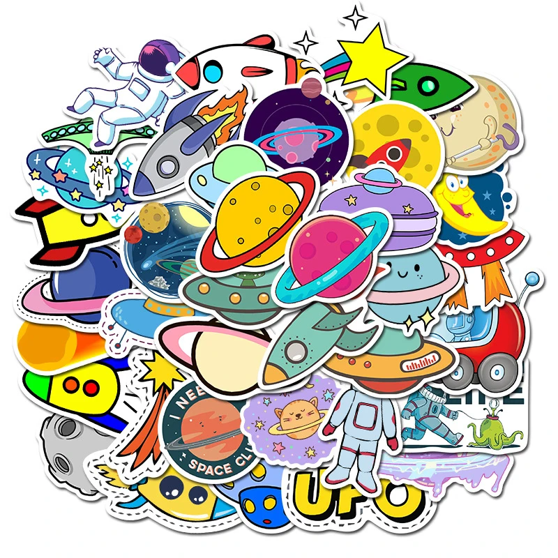 10/30/50PCS outer space planet planet astronaut cartoon computer suitcase skateboard graffiti sticker decoration wholesale
10/30/50PCS outer space planet planet astronaut cartoon computer suitcase skateboard graffiti sticker decoration wholesale