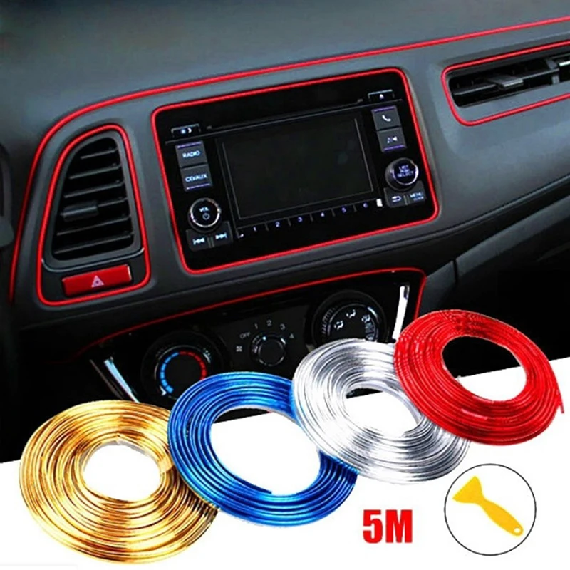 5M Car Seal Door Strip Moulding Trim Dashboard Edge Universal Auto Chrome Accessories Styling Interior Exterior Decoration
5M Car Seal Door Strip Moulding Trim Dashboard Edge Universal Auto Chrome Accessories Styling Interior Exterior Decoration