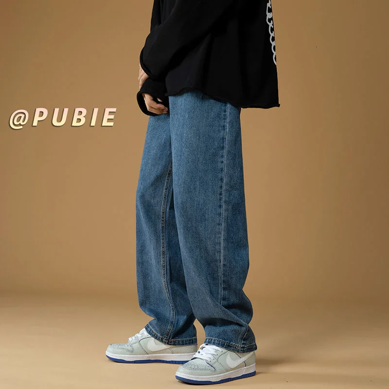 Men Mopping Pants Blue Black Casual Jeans Men Fashion Loose Korean Version Of Straight-leg Jeans Men's Streetwear Retro Trousers
Men Mopping Pants Blue Black Casual Jeans Men Fashion Loose Korean Version Of Straight-leg Jeans Men's Streetwear Retro Trousers