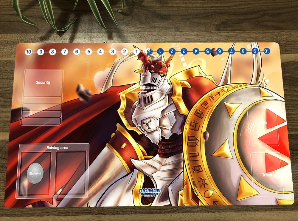 Digimon Board Game Playmat Gallantmon Trading Card Game Mat DTCG CCG Mat Mouse Desk Pad Gaming Play Mat & Card Zones Free Bag
Digimon Board Game Playmat Gallantmon Trading Card Game Mat DTCG CCG Mat Mouse Desk Pad Gaming Play Mat & Card Zones Free Bag