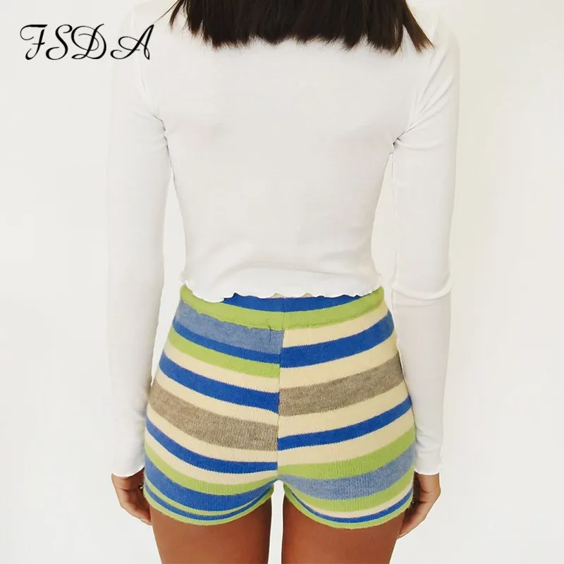 FSDA 2021 Stripe Knit Y2K Shorts Biker Women Summer Mini Bodycon High Waist Beach Casual Sexy Bottom Vintage Fashion
FSDA 2021 Stripe Knit Y2K Shorts Biker Women Summer Mini Bodycon High Waist Beach Casual Sexy Bottom Vintage Fashion