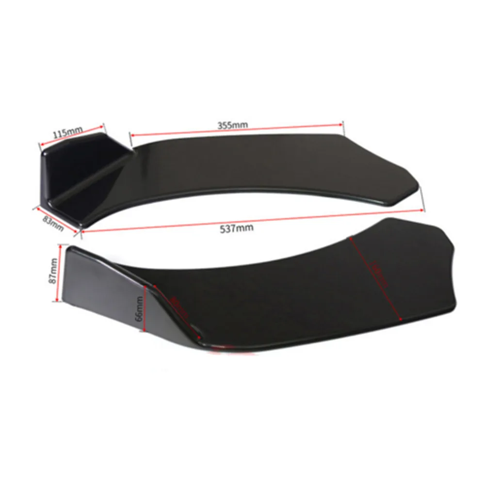 2 Pcs Car Front Bumper Diffuser Bumper Canard Lip Black Body Shovels Splitter Lip Body Protector Kit Car Exterior Assessoires
2 Pcs Car Front Bumper Diffuser Bumper Canard Lip Black Body Shovels Splitter Lip Body Protector Kit Car Exterior Assessoires