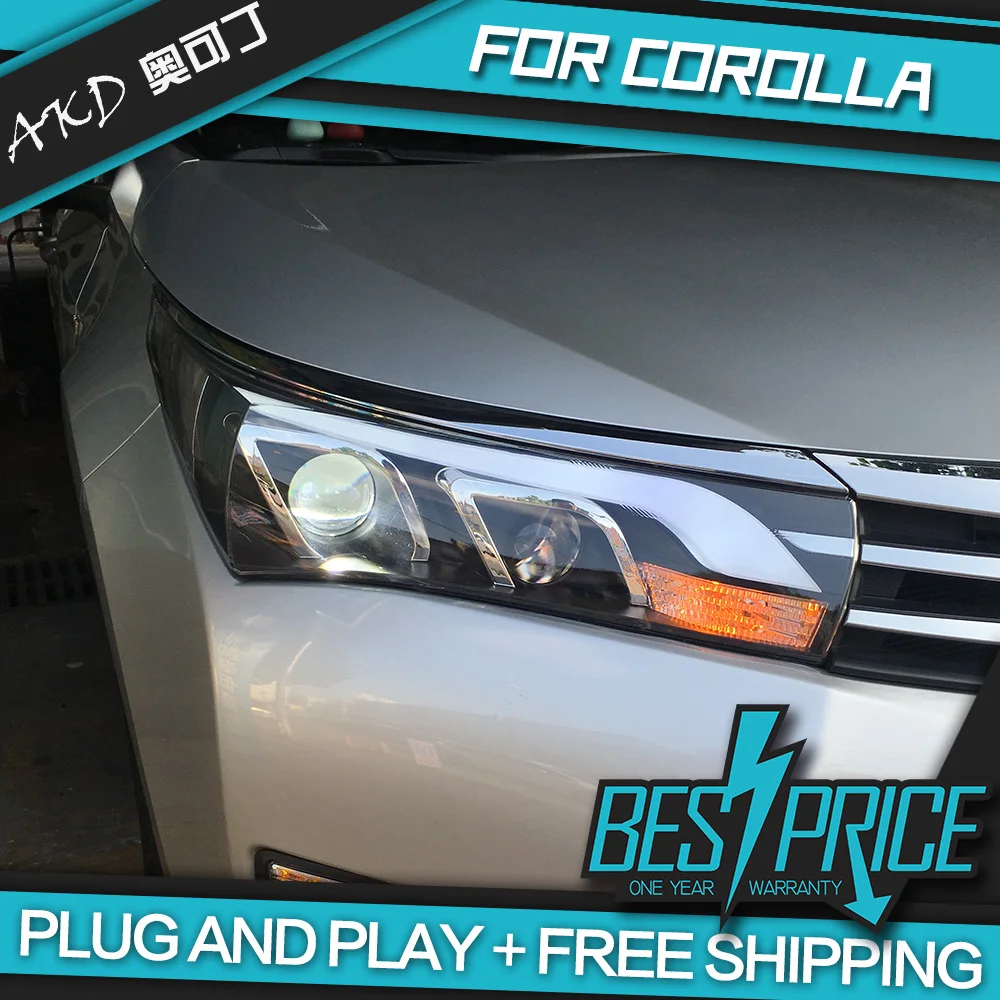 Car Styling for Corolla Headlights 2014-2016 LED Headlight LED DRL Dynamic Signal Hella 5 Bi-Xenon Projector Lens Hid D2H
Car Styling for Corolla Headlights 2014-2016 LED Headlight LED DRL Dynamic Signal Hella 5 Bi-Xenon Projector Lens Hid D2H