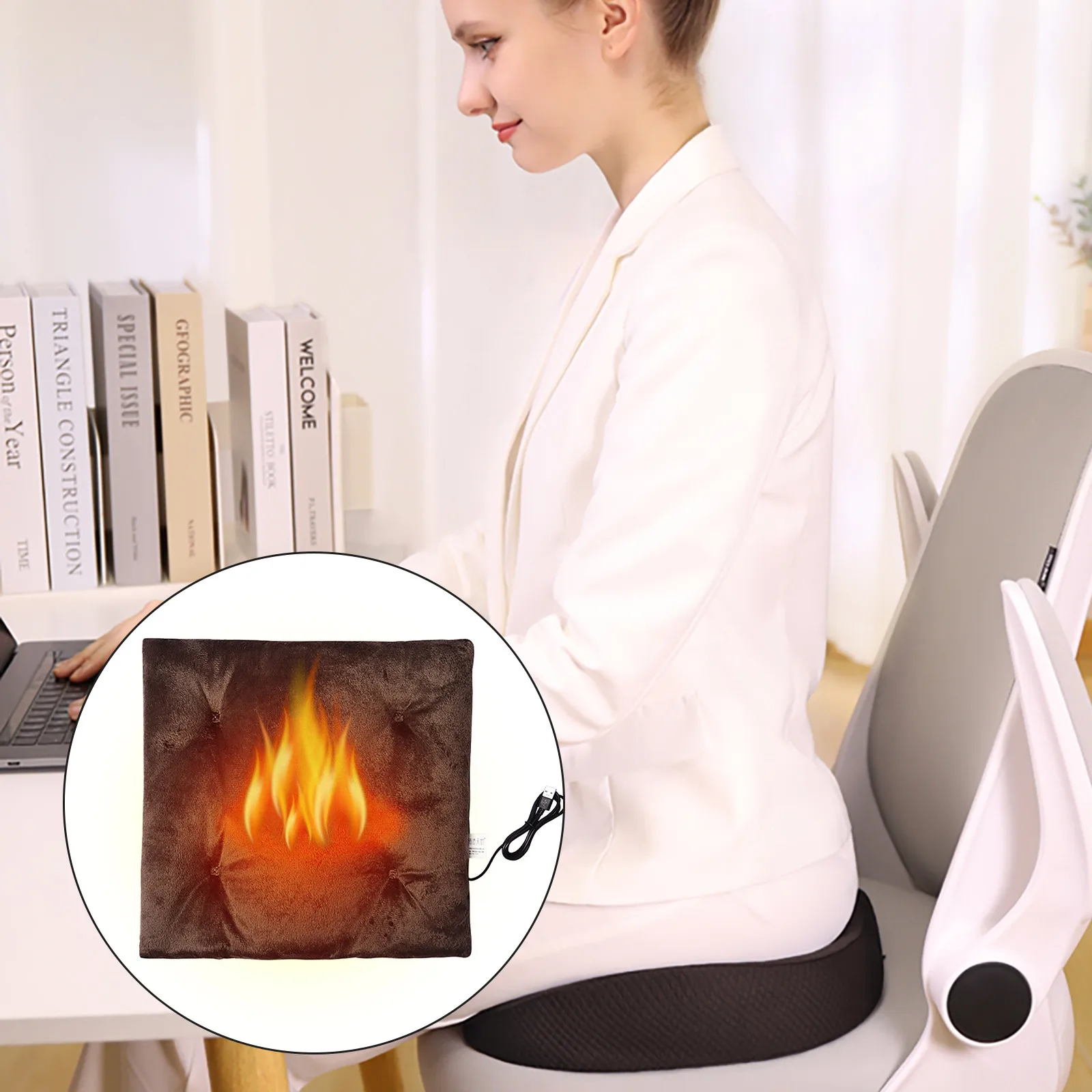 Winter Electric Heating Cushion USB Chair Keep Warm Seat Cushion Office Heating Cushion USB Car Seat Heating Cushio
Winter Electric Heating Cushion USB Chair Keep Warm Seat Cushion Office Heating Cushion USB Car Seat Heating Cushio