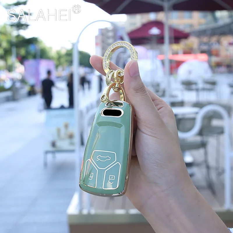 New Car Key Remote Cover Case Key Rings Keychain For Audi A6 A5 Q7 S4 S5 A4 B9 Q7 A4L 4M TT TTS RS 8S 2016 2017 2018 Accessories
New Car Key Remote Cover Case Key Rings Keychain For Audi A6 A5 Q7 S4 S5 A4 B9 Q7 A4L 4M TT TTS RS 8S 2016 2017 2018 Accessories
