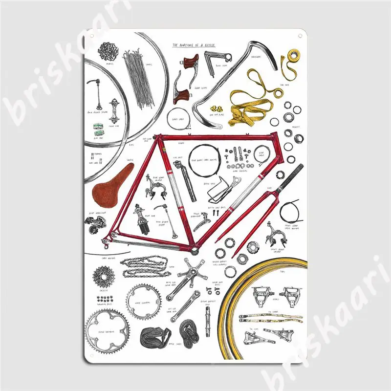 A Deconstructed Bicycle Metal Sign Classic Pub Garage Garage Decoration Wall Cave Tin Sign Poster
A Deconstructed Bicycle Metal Sign Classic Pub Garage Garage Decoration Wall Cave Tin Sign Poster