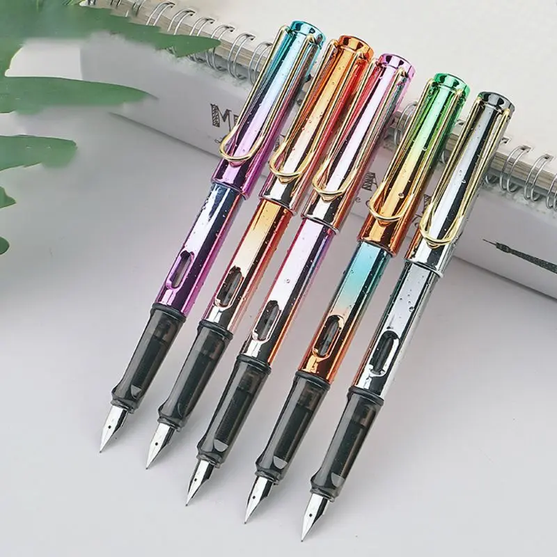 High quality Water Drop Gradient Fountain Pen Business Student 0.38mm Extra Fine Nib Fashion Office Supply Writing Tool
High quality Water Drop Gradient Fountain Pen Business Student 0.38mm Extra Fine Nib Fashion Office Supply Writing Tool