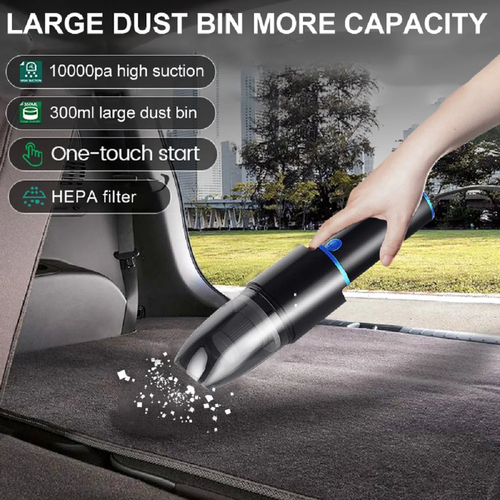 Car Vacuum Cleaner 10000Pa Wired & Wireless Handheld For Desktop Home Car Interior Cleaning Mini Portable Auto Vacuum Cleaner
Car Vacuum Cleaner 10000Pa Wired & Wireless Handheld For Desktop Home Car Interior Cleaning Mini Portable Auto Vacuum Cleaner