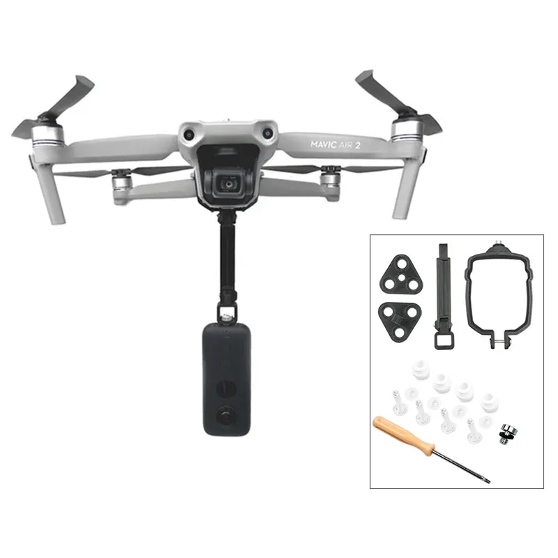 Camera Mount Bracket Extended Adapter for DJI Mavic Air 2 Drone 360 Panoramic Sports Camera Holder for Mavic Air 2 Accessories
Camera Mount Bracket Extended Adapter for DJI Mavic Air 2 Drone 360 Panoramic Sports Camera Holder for Mavic Air 2 Accessories
