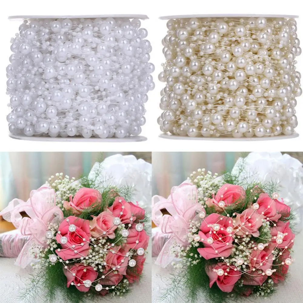 5M Faux Pearl Wedding Supplies Acrylic Beads Garland Rope Party Pearl String Flowers Decoration Bridal Bouquet Headdress Decorat
5M Faux Pearl Wedding Supplies Acrylic Beads Garland Rope Party Pearl String Flowers Decoration Bridal Bouquet Headdress Decorat