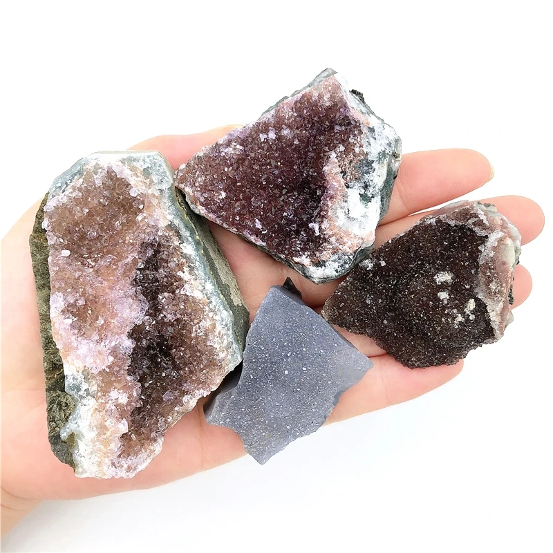 Beautiful 1PC Natural Amethyst Drusy Geode Cluster Crystal Decoration Ornament Natural Quartz Crystals
Beautiful 1PC Natural Amethyst Drusy Geode Cluster Crystal Decoration Ornament Natural Quartz Crystals