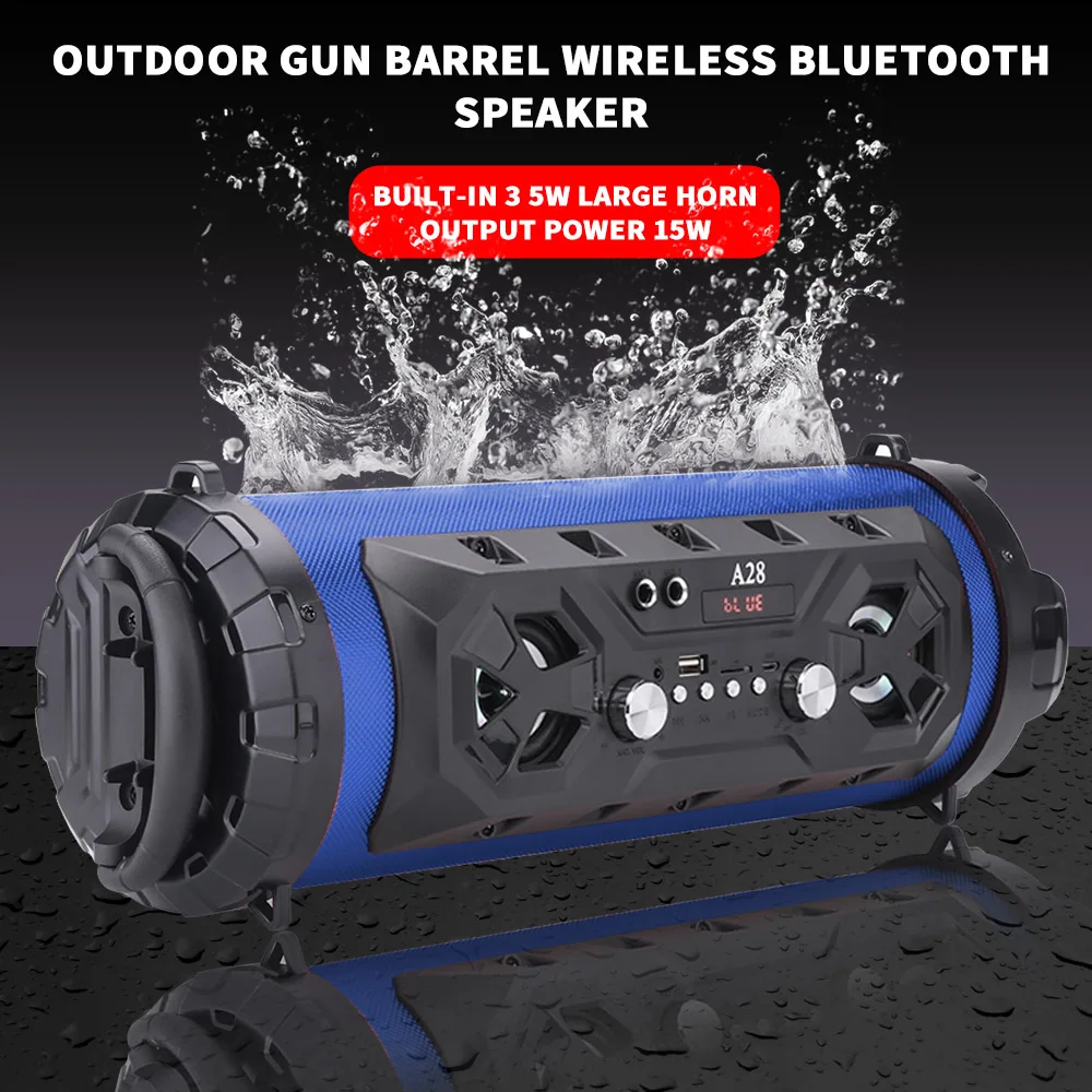 Портативная Bluetooth-колонка, мощный беспроводной бумбокс с поддержкой Hi-Fi, TF, FM-радио
Портативная Bluetooth-колонка, мощный беспроводной бумбокс с поддержкой Hi-Fi, TF, FM-радио