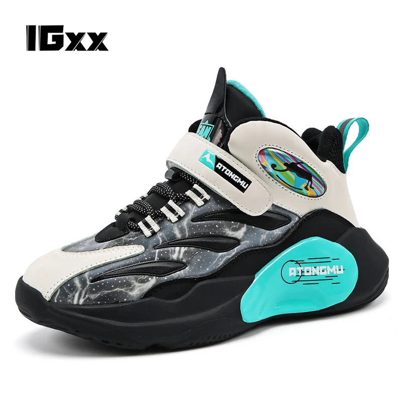 IGxx boys basketball shoes fashion Sneaker four seasons cool air Sneakers For Children running sneakers size:28-40 4-12y
IGxx boys basketball shoes fashion Sneaker four seasons cool air Sneakers For Children running sneakers size:28-40 4-12y