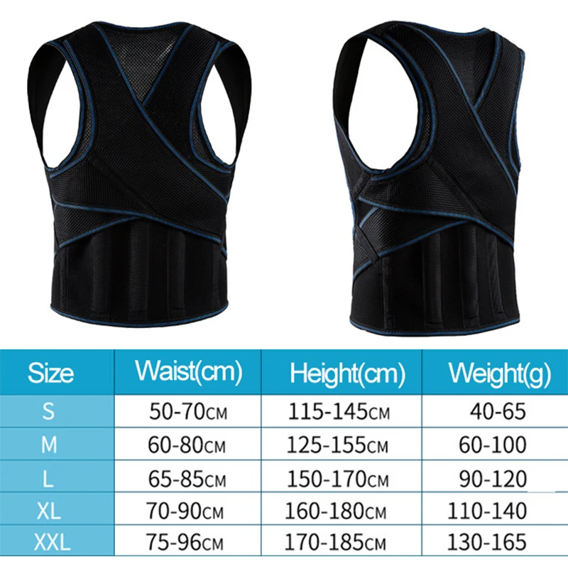 Posture Corrector Magnetic Therapy Shoulder Back Pain Reliever Spine Straightener Orthopedic Brace Support Belt For Men Women 
Posture Corrector Magnetic Therapy Shoulder Back Pain Reliever Spine Straightener Orthopedic Brace Support Belt For Men Women