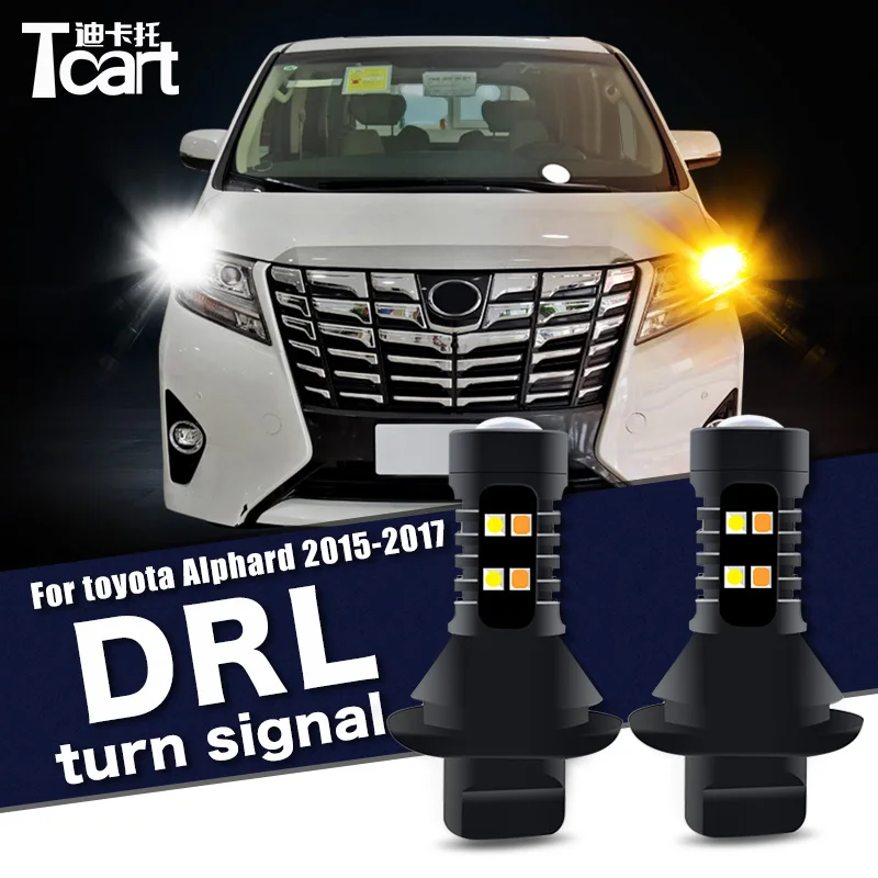 Автомобильные аксессуары для Toyota Alphard (AH30) 2015-2017 светодиодные дневные ходовые огни поворотные drl 2 в 1
Автомобильные аксессуары для Toyota Alphard (AH30) 2015-2017 светодиодные дневные ходовые огни поворотные drl 2 в 1