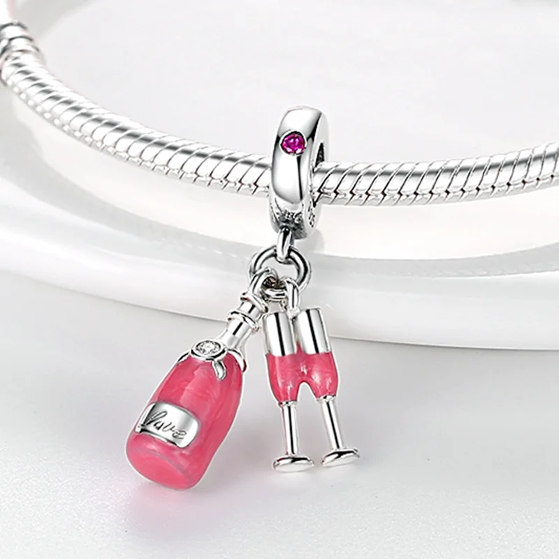 plata charms of ley 925 Fit Original Pandora Bracelet Necklace Champagne And Cup 925 Silver Pendant Charms Beads Women Jewelry
plata charms of ley 925 Fit Original Pandora Bracelet Necklace Champagne And Cup 925 Silver Pendant Charms Beads Women Jewelry