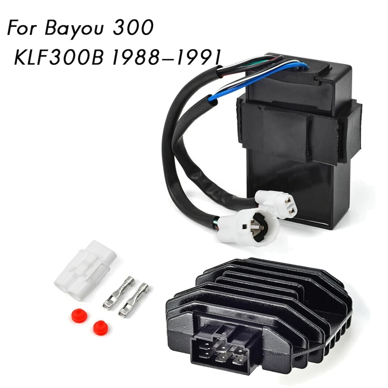 CDI Box Voltage Regulator Rectifier Kit for Kawasaki Bayou 300 KLF300B 1988-1991 
CDI Box Voltage Regulator Rectifier Kit for Kawasaki Bayou 300 KLF300B 1988-1991