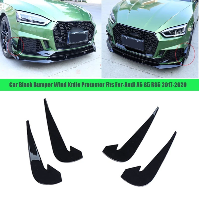 Car ABS Black Bumper Wind Knife Protector Fits for A5 S5 RS5 2017 2018 2019 2020
Car ABS Black Bumper Wind Knife Protector Fits for A5 S5 RS5 2017 2018 2019 2020