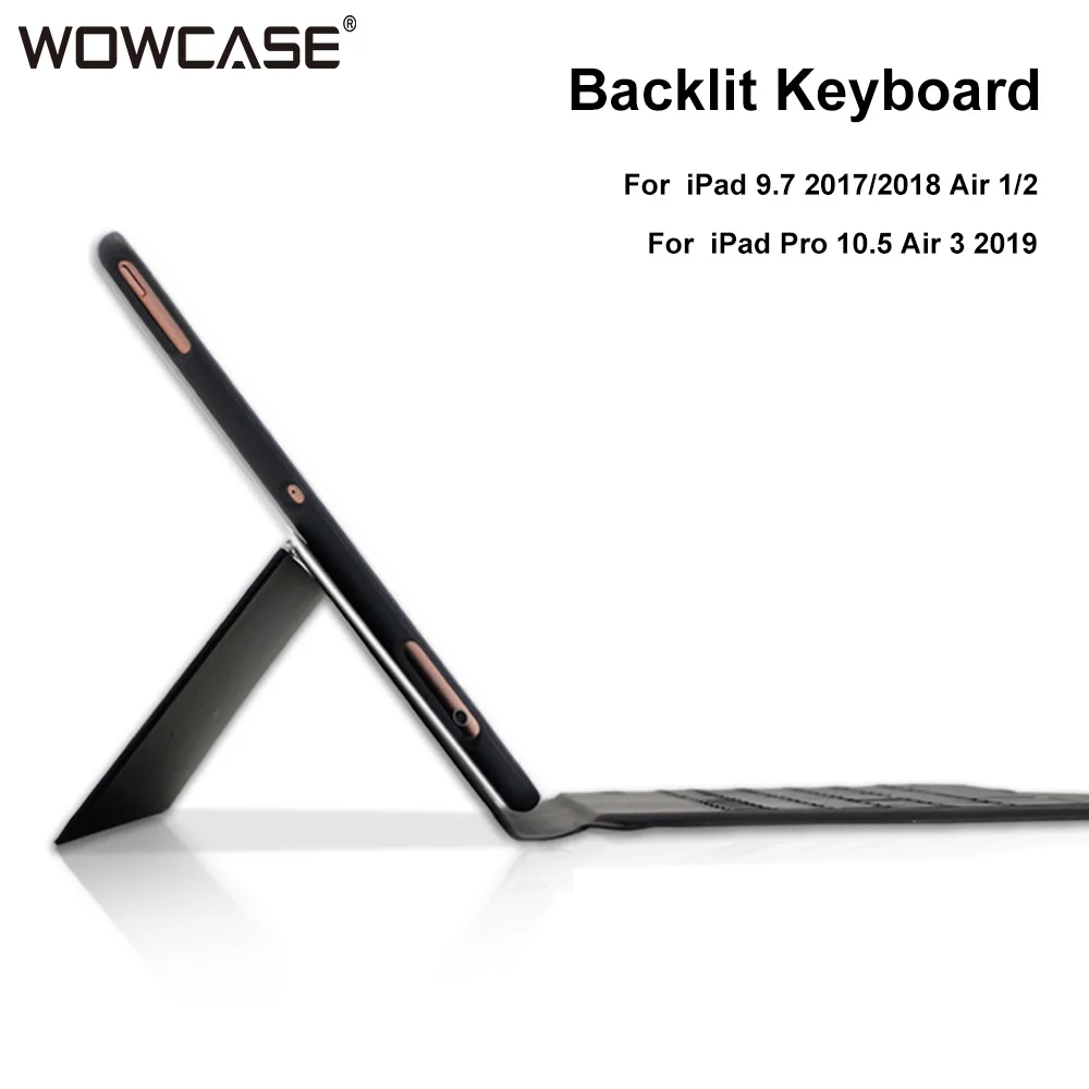 7 цветов Чехол с подсветкой клавиатуры для iPad Pro 9 2018 2017 Air 1 2 5th 6th 10 5 3 11 Bluetooth дюймов