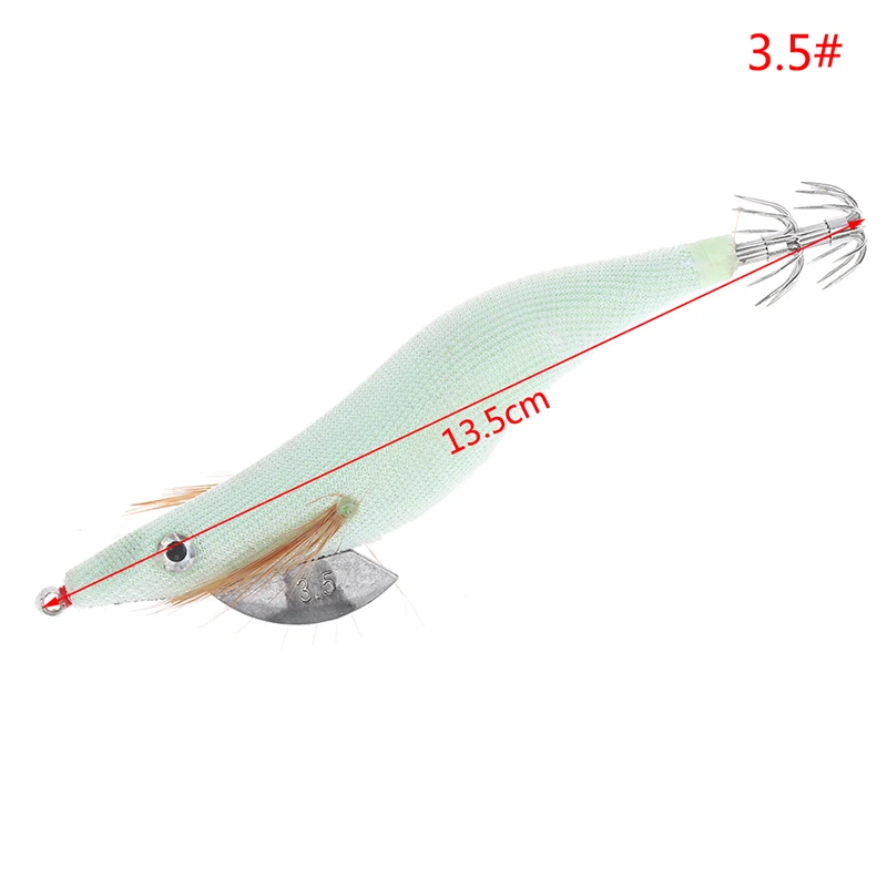 1pc Luminous Squid Jigs Sea Fishing Lure Octopus 3D Eyes Artificial Hard Bait Fishing Saltwater Squid Hook
1pc Luminous Squid Jigs Sea Fishing Lure Octopus 3D Eyes Artificial Hard Bait Fishing Saltwater Squid Hook