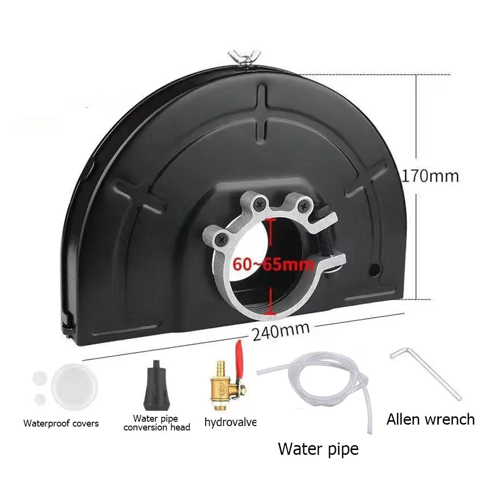 240mm Angle Grinder Shield Set Water Cutting Machine Base Safety Cover Water Slotting Guard Pump Cutting Machine Conversion Tool
240mm Angle Grinder Shield Set Water Cutting Machine Base Safety Cover Water Slotting Guard Pump Cutting Machine Conversion Tool