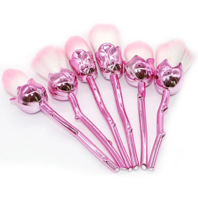 Pre-sale New Style Rose Flower Professional Makeup Brushes Foundation Eyeshadow Contour Premium Face Make up Brushes Wholesale 
Pre-sale New Style Rose Flower Professional Makeup Brushes Foundation Eyeshadow Contour Premium Face Make up Brushes Wholesale