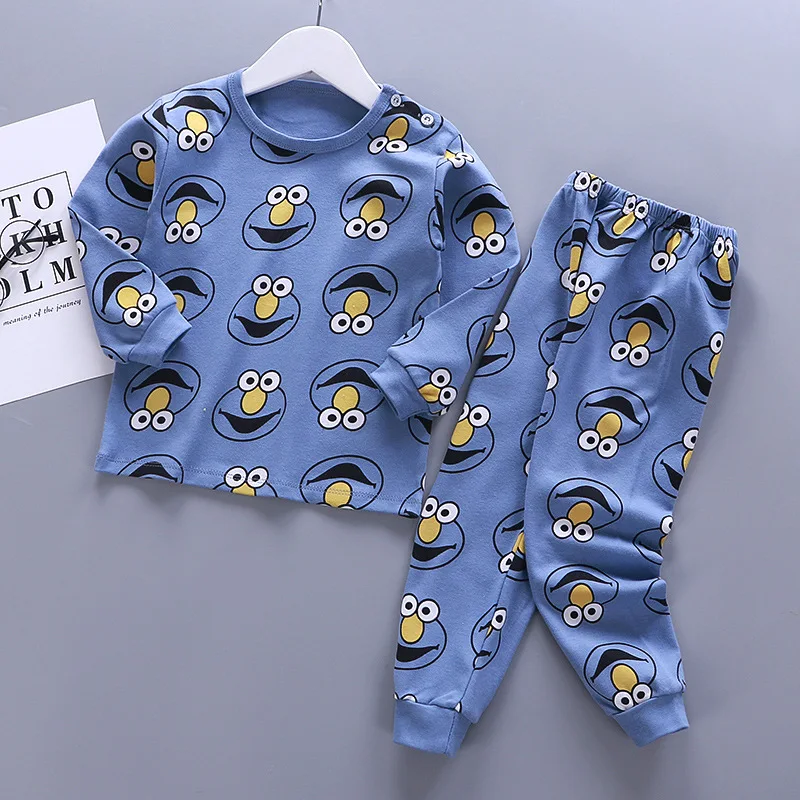 6M-5 Years Baby's Pajamas Tops+Pants Sets Autumn Long sleeve 100% Cotton set Boys Girls O-neck Kids Suits Baby Clothing
6M-5 Years Baby's Pajamas Tops+Pants Sets Autumn Long sleeve 100% Cotton set Boys Girls O-neck Kids Suits Baby Clothing
