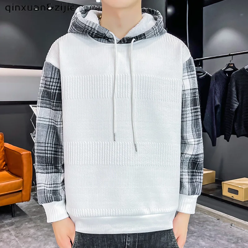 Brand Men's Hoodies 2021 Spring Autumn Solid patchwork Male Casual Hoodies Sweatshirts Men's Color Hoodies Sweatshirt Tops
Brand Men's Hoodies 2021 Spring Autumn Solid patchwork Male Casual Hoodies Sweatshirts Men's Color Hoodies Sweatshirt Tops