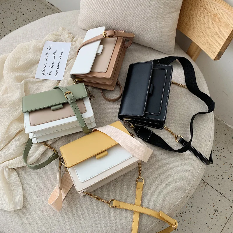 2021 Small Women Flap Panelled Mini Crossbody Bag Fashion Ladies Messenger Bag Widen Belt Chain Girls Shoulder Hand Bags XA835H
2021 Small Women Flap Panelled Mini Crossbody Bag Fashion Ladies Messenger Bag Widen Belt Chain Girls Shoulder Hand Bags XA835H
