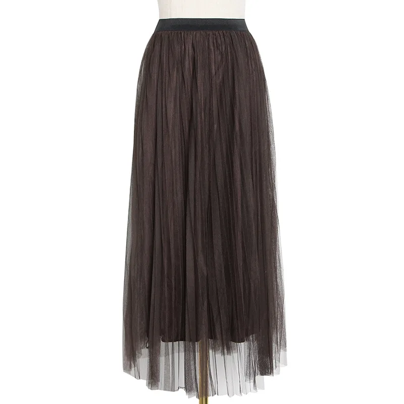 shaped skirt fresh sweet lace half-length girls skirt- High Waist Midi Skirts Thin Chiffon Mesh Yarn loose Long Skirts Women
shaped skirt fresh sweet lace half-length girls skirt- High Waist Midi Skirts Thin Chiffon Mesh Yarn loose Long Skirts Women