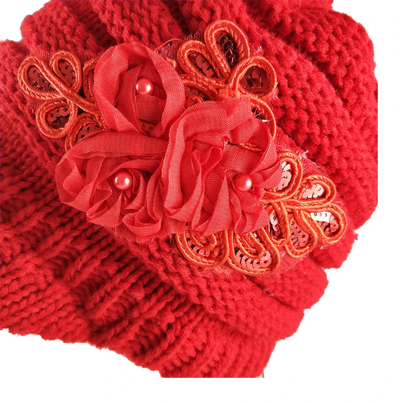 Women's Sun-shading and Warm Knit Hat, Flower Decoration Knit Cap, Sequin Applique Ear Protection Wool Hat
Women's Sun-shading and Warm Knit Hat, Flower Decoration Knit Cap, Sequin Applique Ear Protection Wool Hat