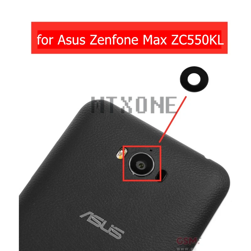 Стеклянные линзы для задней камеры Asus Zenfone Max ZC550KL клей 3 м 2 шт. | Мобильные телефоны