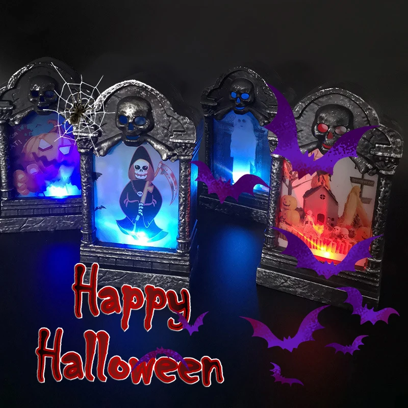 Halloween Tombstone Light LED Horror Party Retro Simulation Gravestone Lamp Pumpkin Skull Tombstone Halloween Home Decoration
Halloween Tombstone Light LED Horror Party Retro Simulation Gravestone Lamp Pumpkin Skull Tombstone Halloween Home Decoration
